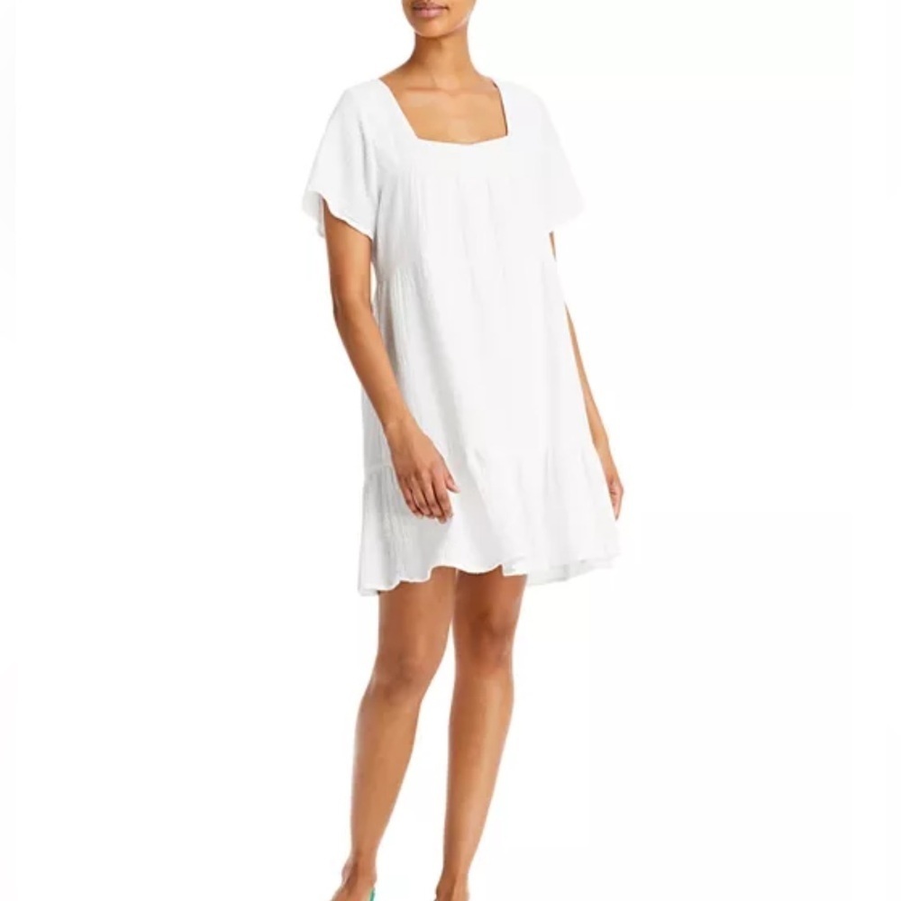 Rails Valentina Square Neck Gauze Dress